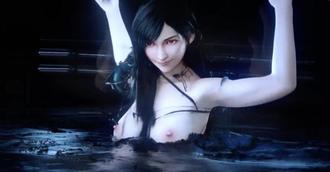  三只水下怪物入侵3D蒂法嫩穴，24小时疯狂抽插不停歇！ 