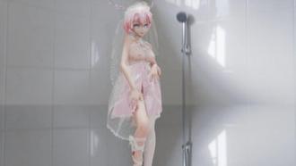 MMD17 花嫁新娘Luka新婚夜被巨根肏到小鹿乱撞 3D