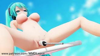 MMDR18 巨乳初音3D狂潮！魔术手淫荡自慰，骚穴猛夹狂射高潮！3D